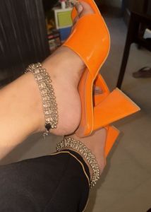 Orange Heels (only One Time Worn)