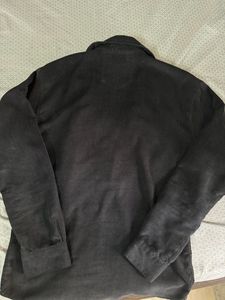 Black Corduroy Old money Shirt