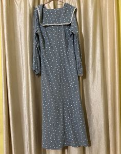 Cute Heart Print Maxi Dress