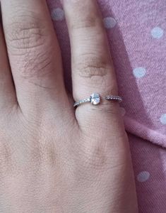 Real 925 Silver Oxidised Diamond Toe Rings