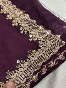 Elegant Purple Saree