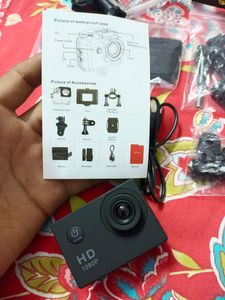 Sports Camera Full HD 1080p Fully Working