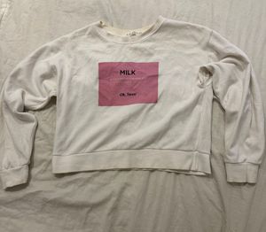 White Graphic Sweatshirt