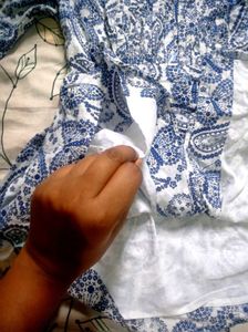 Mini Paisley High Low Tunic Dress