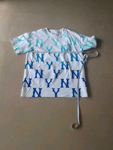 White Shirt  For Men With Overall Design