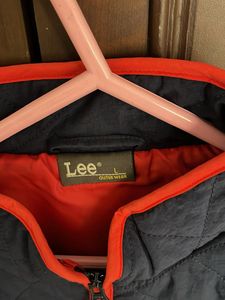 Lee Navy Blue Quilted Jacket