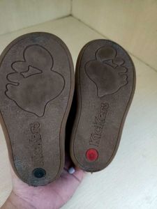Kids Leather Ankle Boots