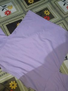 Graphic Print Lavender T-Shirt