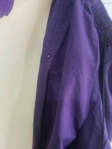Purple Casual Pants