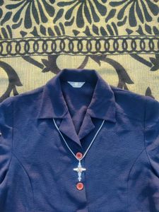 Vintage Navy Blazer Dress
