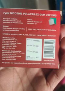 Ryze Nicotine Gum - Frosty Mint