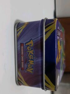 Pokemon 42 Cards Tin With 1 Gold Card Free