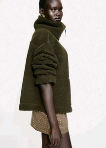 H&amp;M Teddy Jacket - Dark Olive
