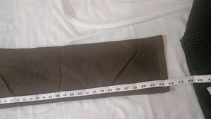 Brown Straight Fit Pants