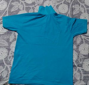 Men Blue  Polo T- Shirt