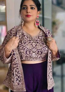 *PURE GEORGETTE INDO-WESTERN DRESS*