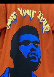 Oversized Puff print weeknd tee