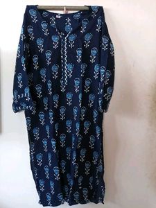 Floral Print Kurta Pant Set