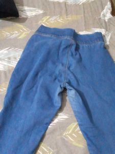 Stylish Denim Look Leggings