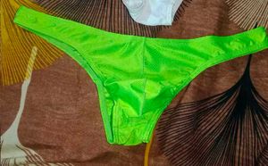 Men's Neon Green Swim Brief