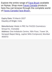 Faces Canada Blush Brush