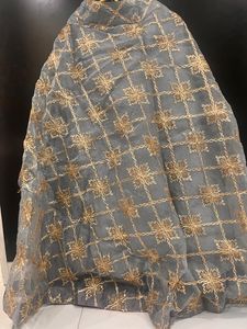 Grey Lehanga With Gota Patti Work