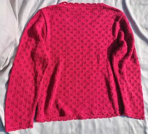 Red Knit Sweater