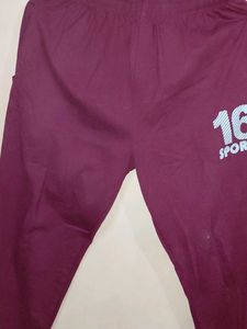 Burgundy Sports Joggers