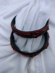 Black Colour Bangles Set Of 2
