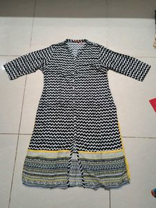Morpankh Stylish Chevron Print Kurta