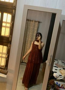 Partywear Kurti Sharara Set🎀🐬❤️