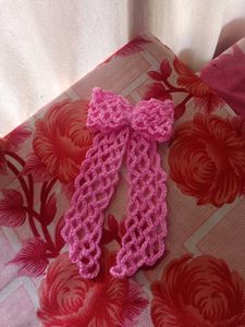 Crochet Bow Clip