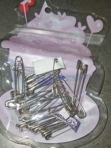 Safety Pin Keeping Bags With Zip Lock