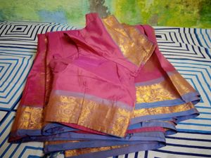South Silk Pattu Saree With Blouse