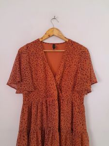 Rust Colour Dress