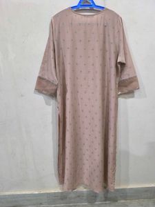 Peach Festive Kurti.