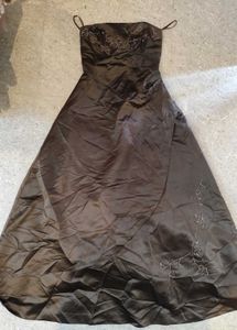 Elegant Brown beaded Dress