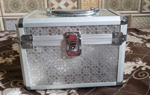 Vintage Silver Cosmetic Case