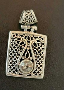 Sterling Silver 925 Filigree Pendant