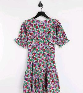 Floral Print Mini Dress