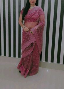 Fancy Net Saree