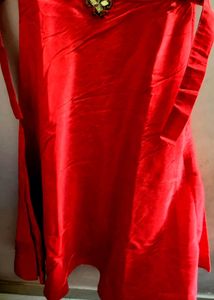 Red Girls Ethnic Gown