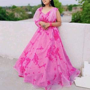 Organza Designer Lahanga