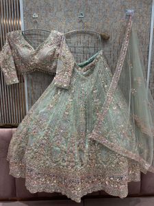 Elegant Embroidered Lehenga Choli Dupatta