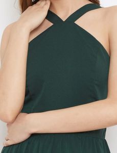 Elegant Green Maxi Dress