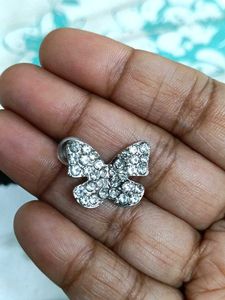 Butterfly Rhinestone Earrings