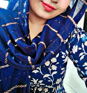 Beautiful Embellished 💙 Suit Salwar With Dupatta