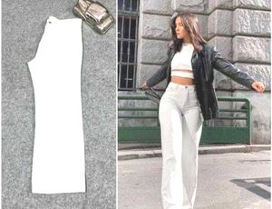White Wide Leg Jeans