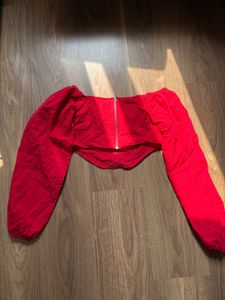 RED CORSET TOP