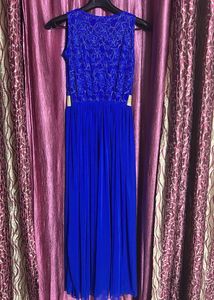 Elegant Blue Party Dress